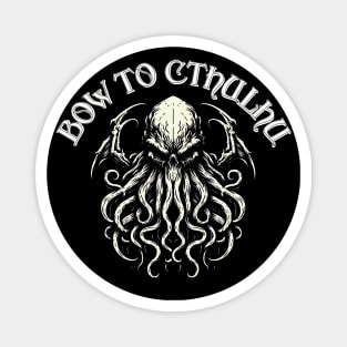 Creepy and Goth Cthulhu Magnet